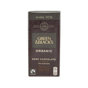 GREEN & BLACK'S Organic Dark Chocolate Bar - 70% Cocoa  (90g)