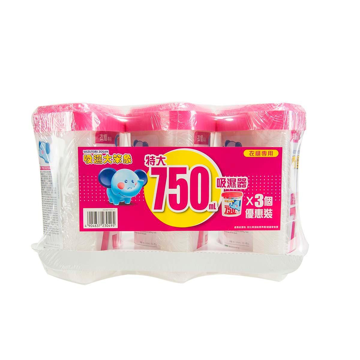 MIZUTORI ZOSAN  吸濕大笨象  (3 x 750mL)