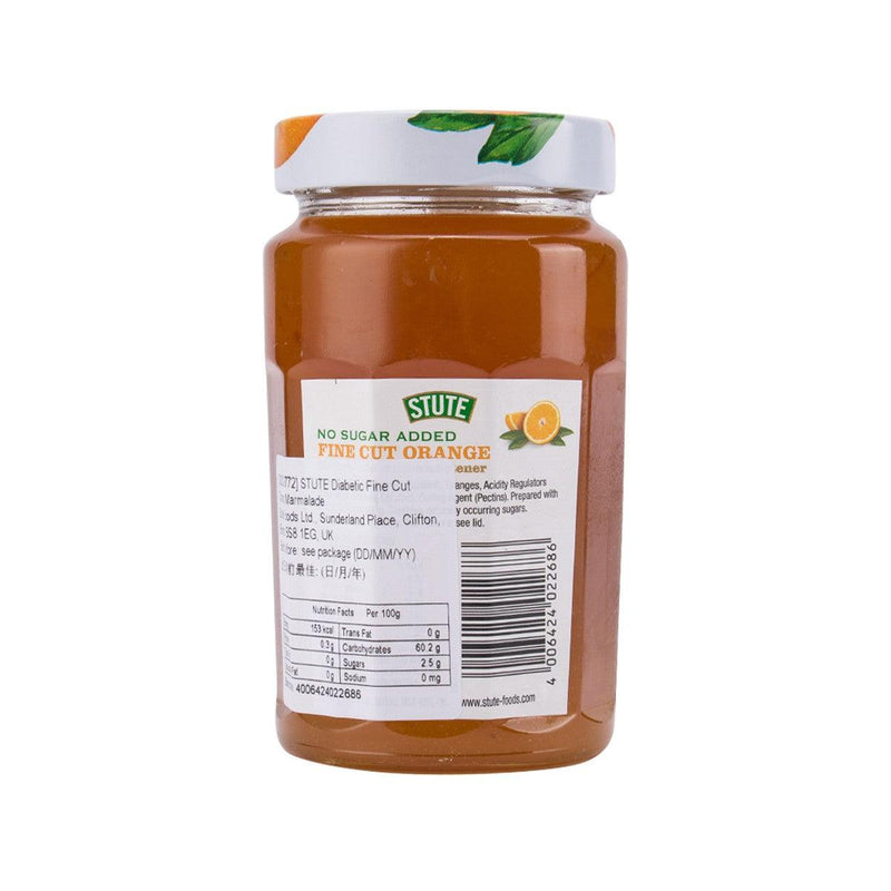 STUTE Diabetic Fine Cut Orange Marmalade  (430g)