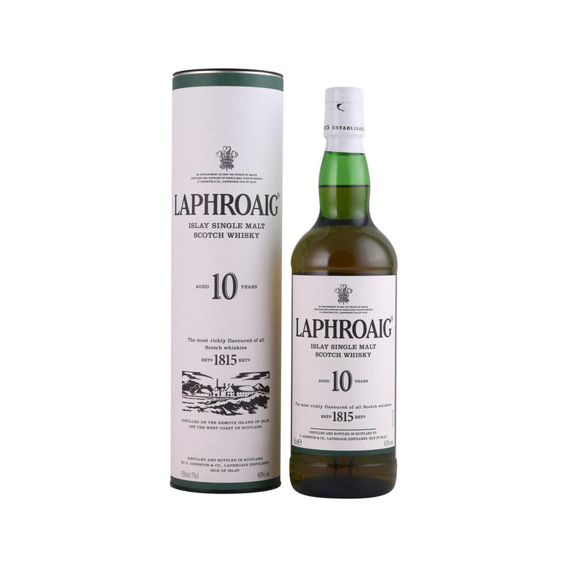 LAPHROAIG 10 Years Old Single Malt Whisky  (750mL)