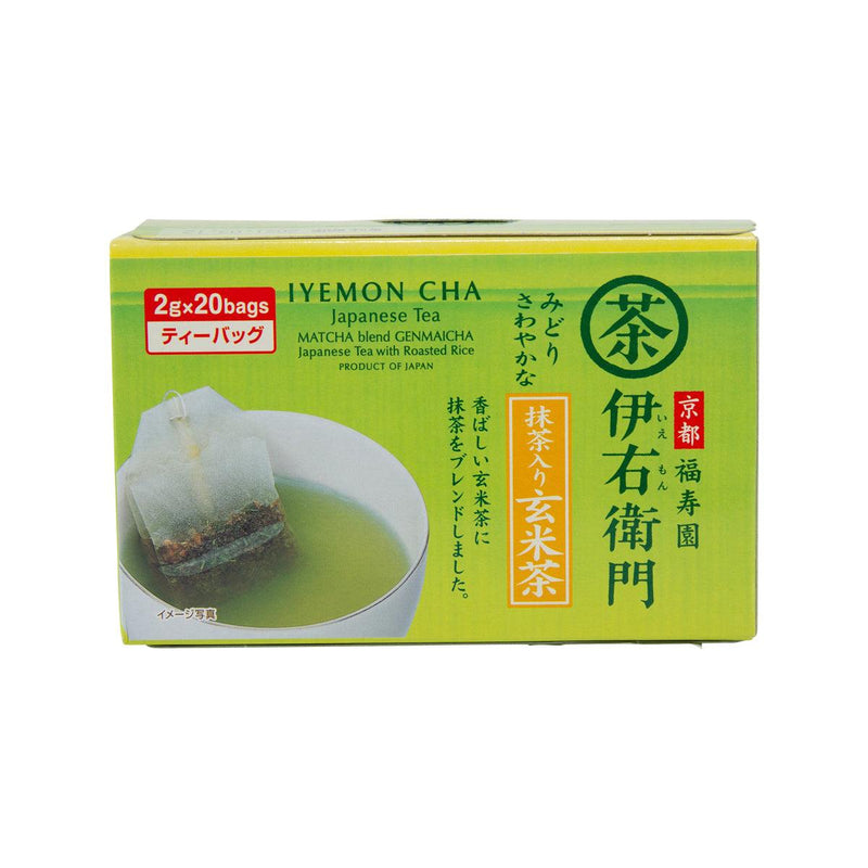 IYMON Matcha Iri Genmaicha Tea Bags  (20 x 2g)