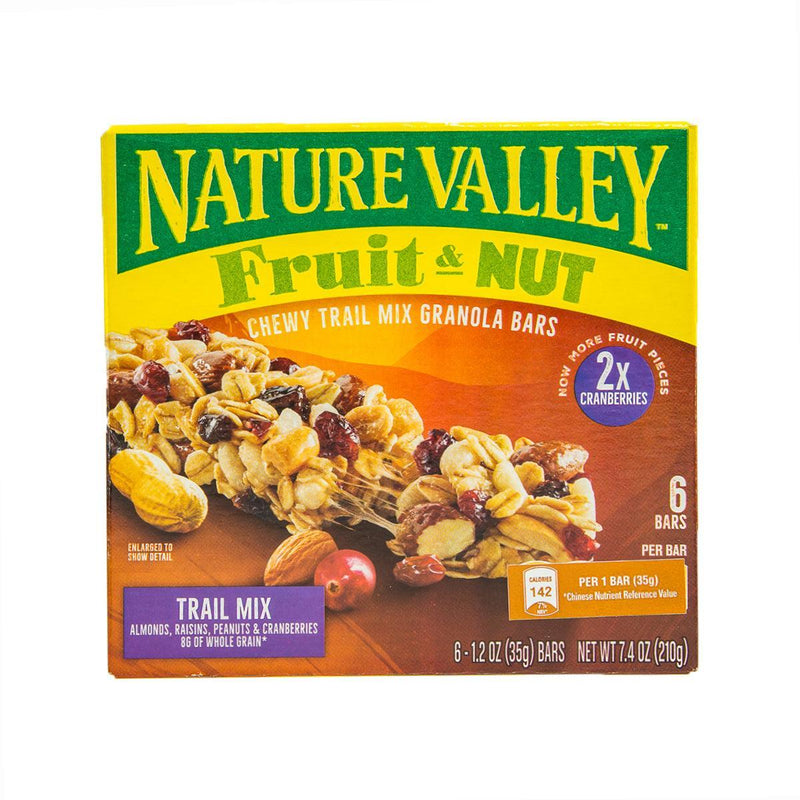 NATURE VALLEY Trail Mix Chewy Granola Bars - Fruit & Nut  (210g)
