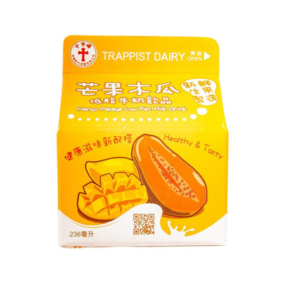 TRAPPIST Dairy Mango Papaya Low Fat Milk Drink  (236mL) - city'super E-Shop
