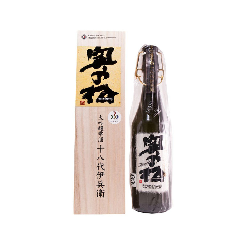 OKUNOMATSU Juhachidai Ihei Daiginjo Shizuku  (720mL)