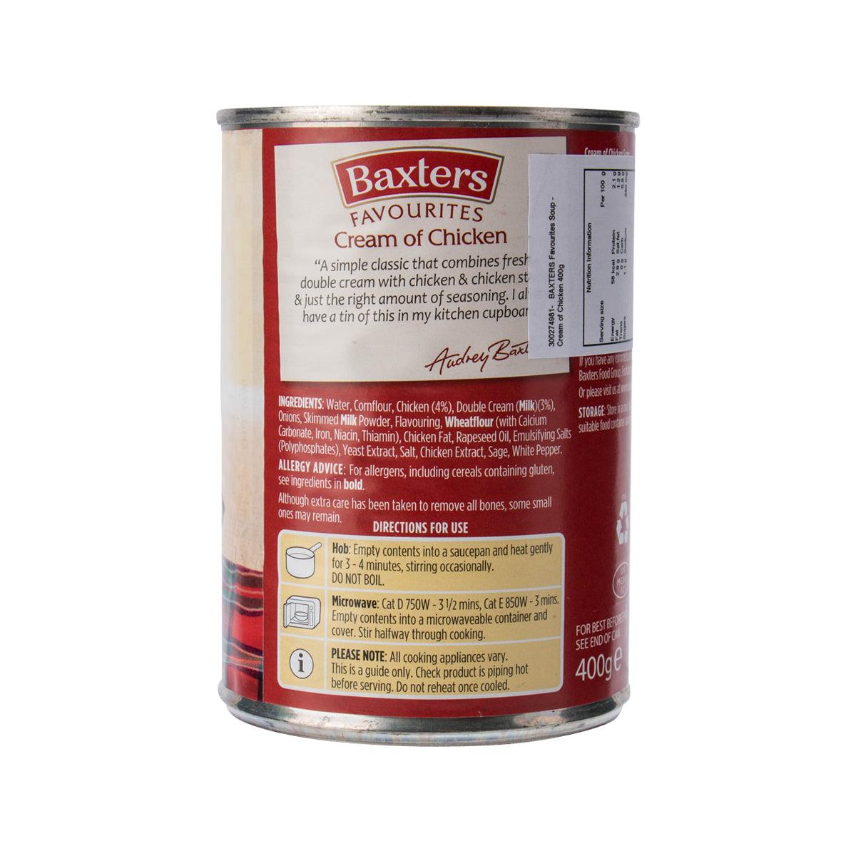 BAXTERS 忌廉雞湯  (400g)