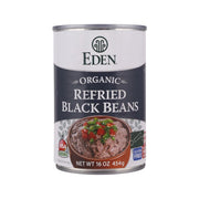 EDEN Organic Refried Black Beans  (454g)