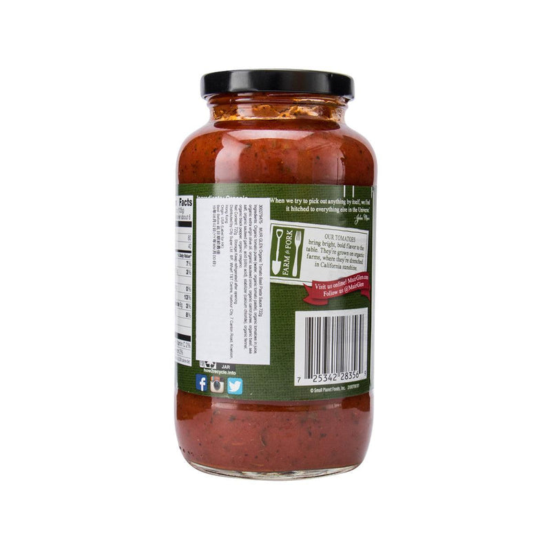 MUIR GLEN Organic Tomato Basil Pasta Sauce  (666g)