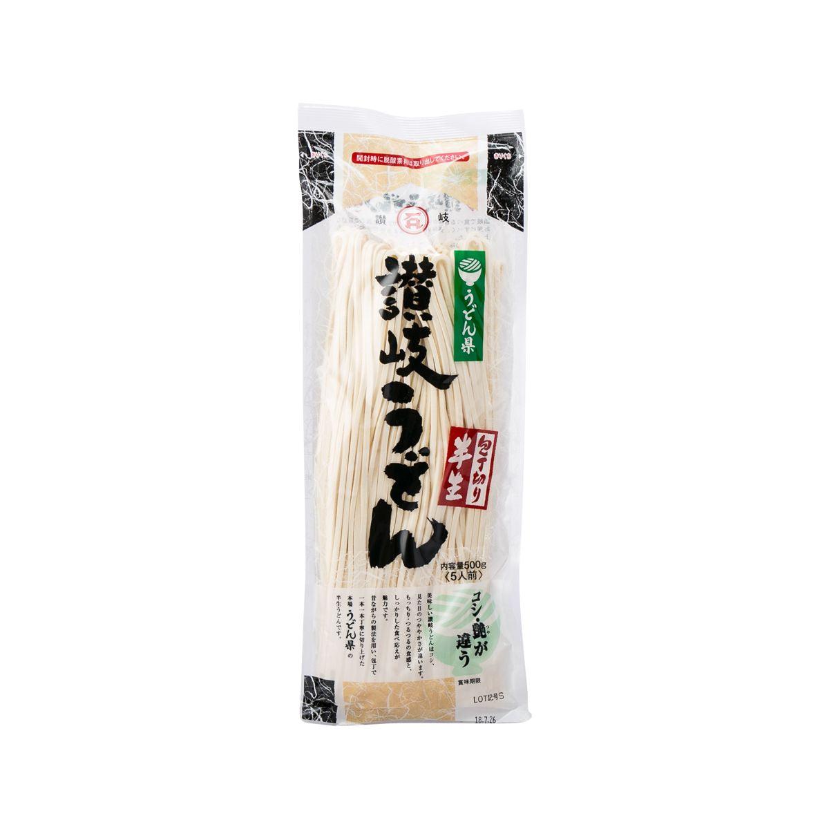 石丸製麺 石丸半生粗讚岐烏冬  (500g)