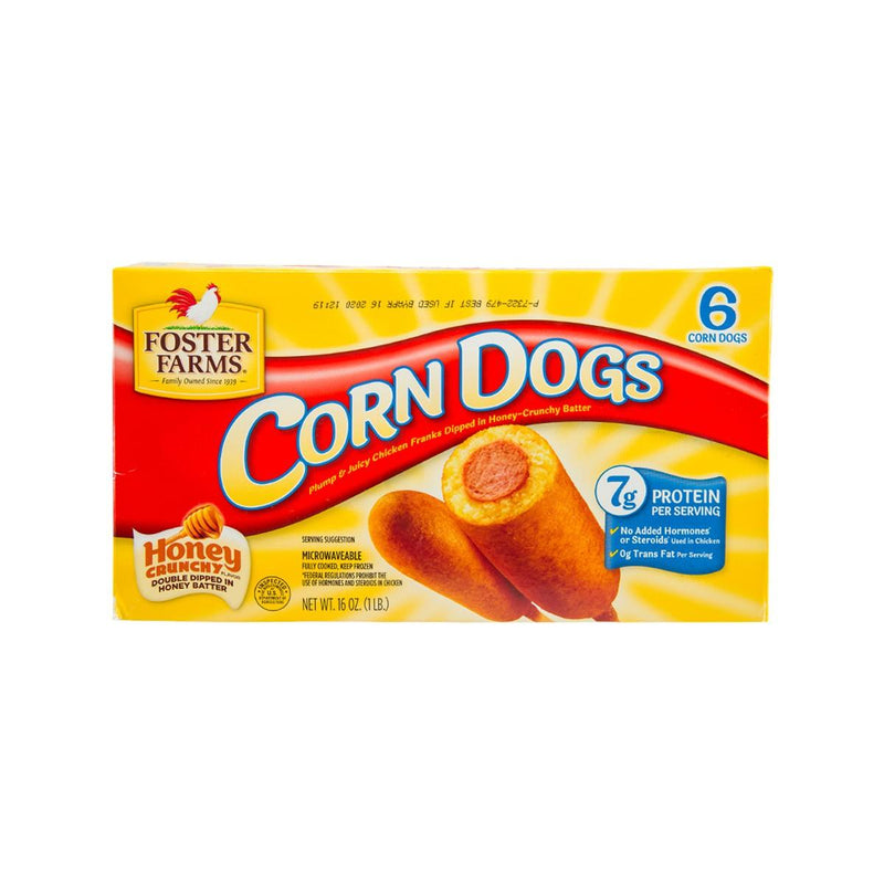 FOSTER FARMS Corn Dogs - Honey Crunchy Flavor  (16oz)