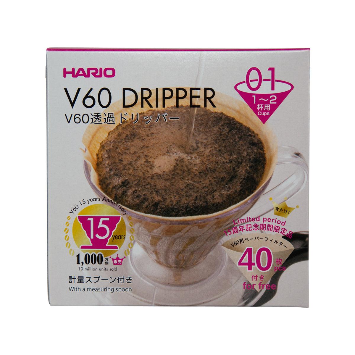 HARIO Coffee Dripper V60 01 Clear city'super