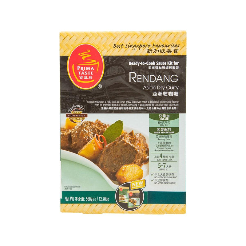 PRIMA TASTE Ready-To-Cook Sauce Kit for Rendang Asian Dry Curry  (360g)