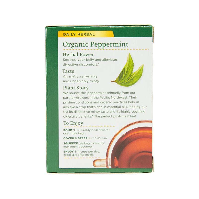 TRADITIONAL MEDICINALS Organic Peppermint Tea Bags  (24g) - city&