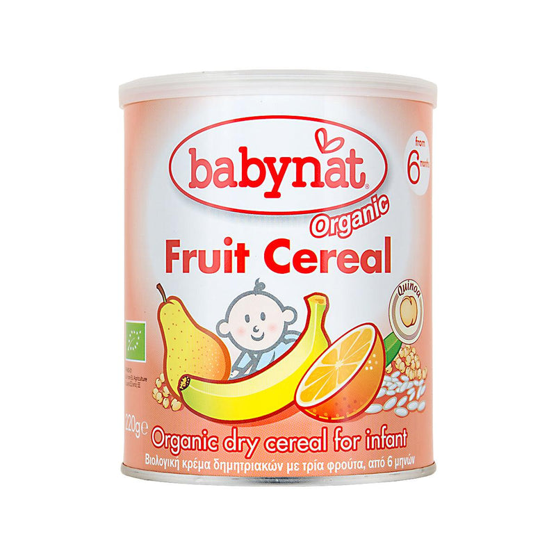 BABYNAT Organic Infant Cereal with Fruit  (220g)