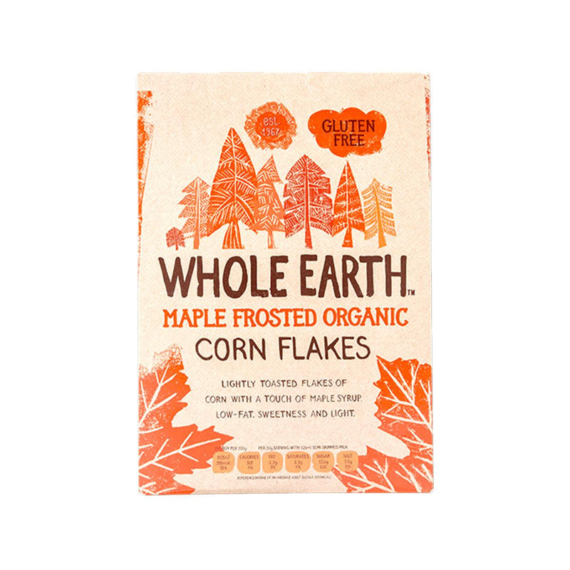 WHOLE EARTH Maple Frosted Organic Flakes  (375g)