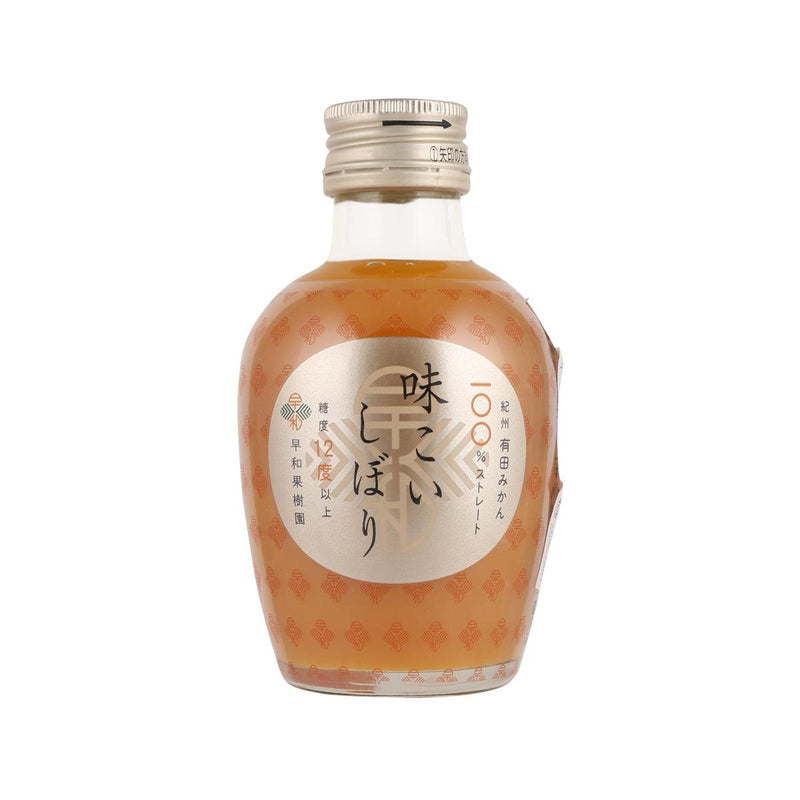 SOUWAKAJUEN Ajiichi Shibori 100% Mikan Juice  (180mL)