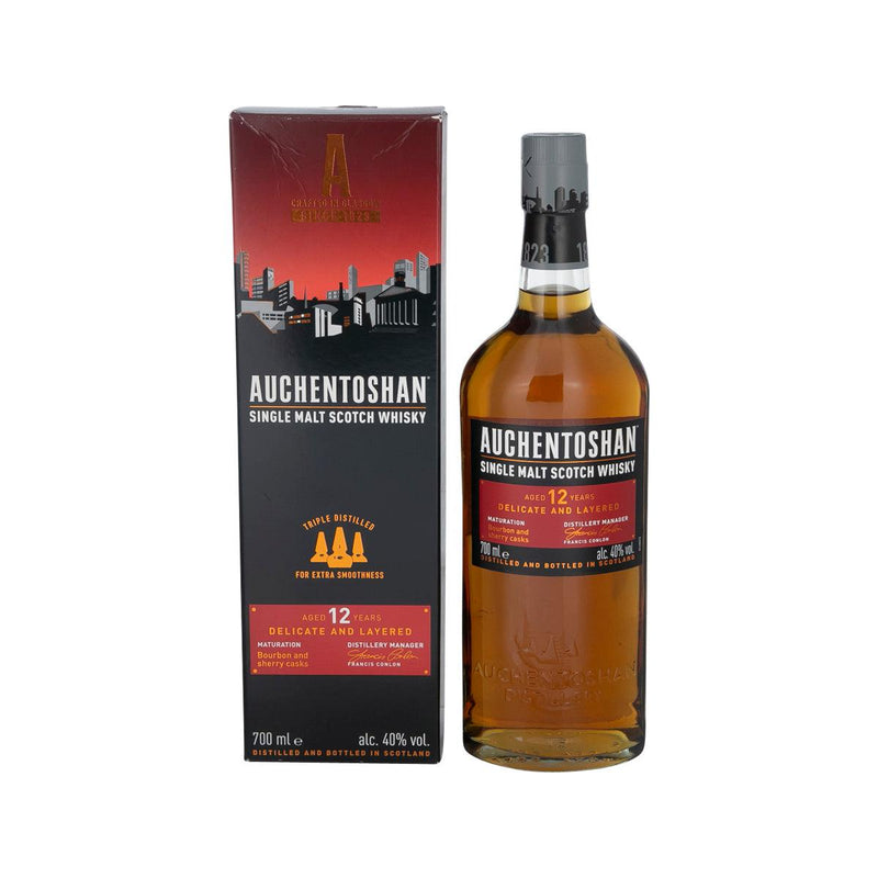 AUCHENTOSHAN 12 Years Old Single Malt Whisky 700mL (700mL)
