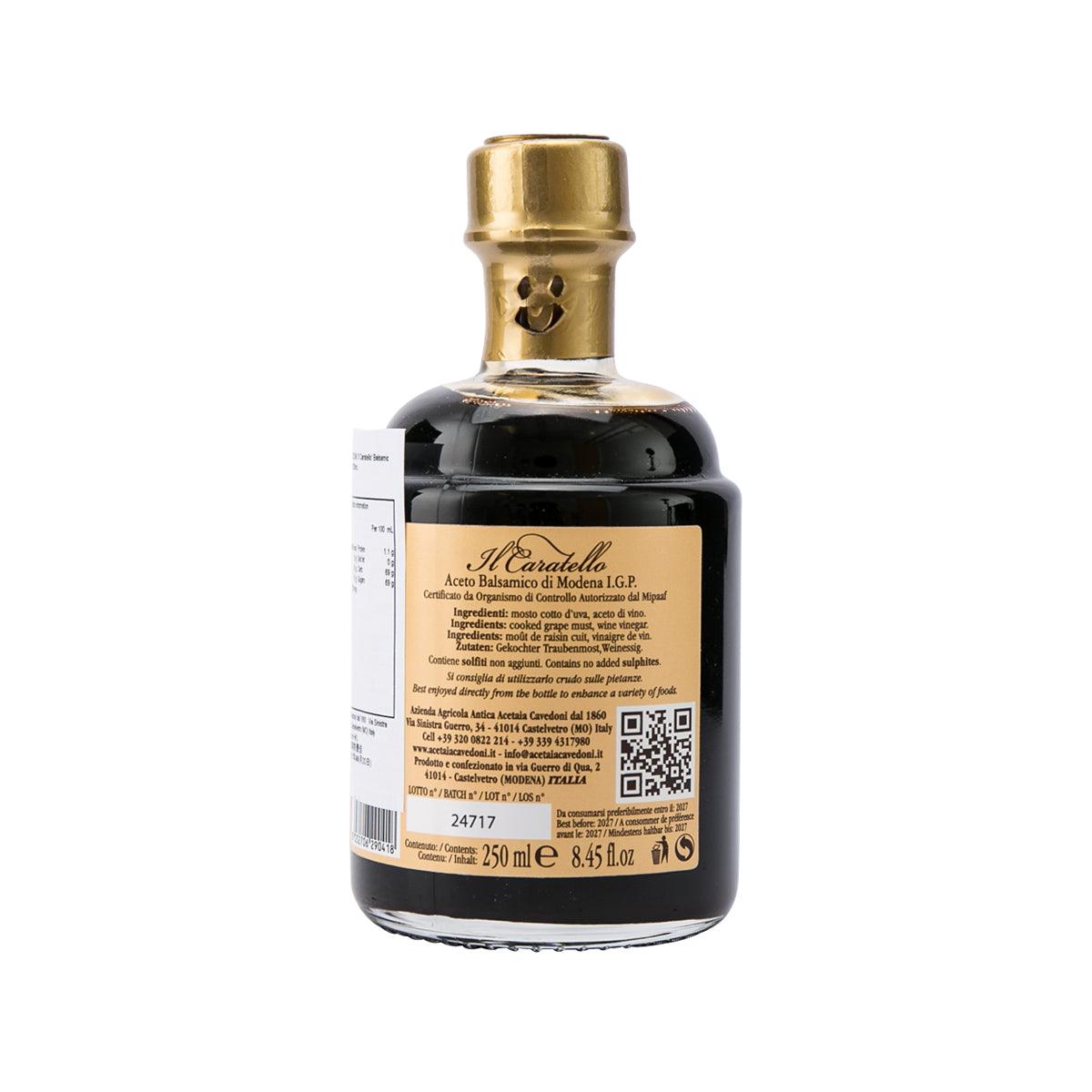 CAVEDONI Ilcaratello' PGI Modena Balsamic Vinegar 3 Years Old  (250mL)