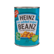 HEINZ No Add Sugar Beanz in Rich Tomato Sauce  (415g)