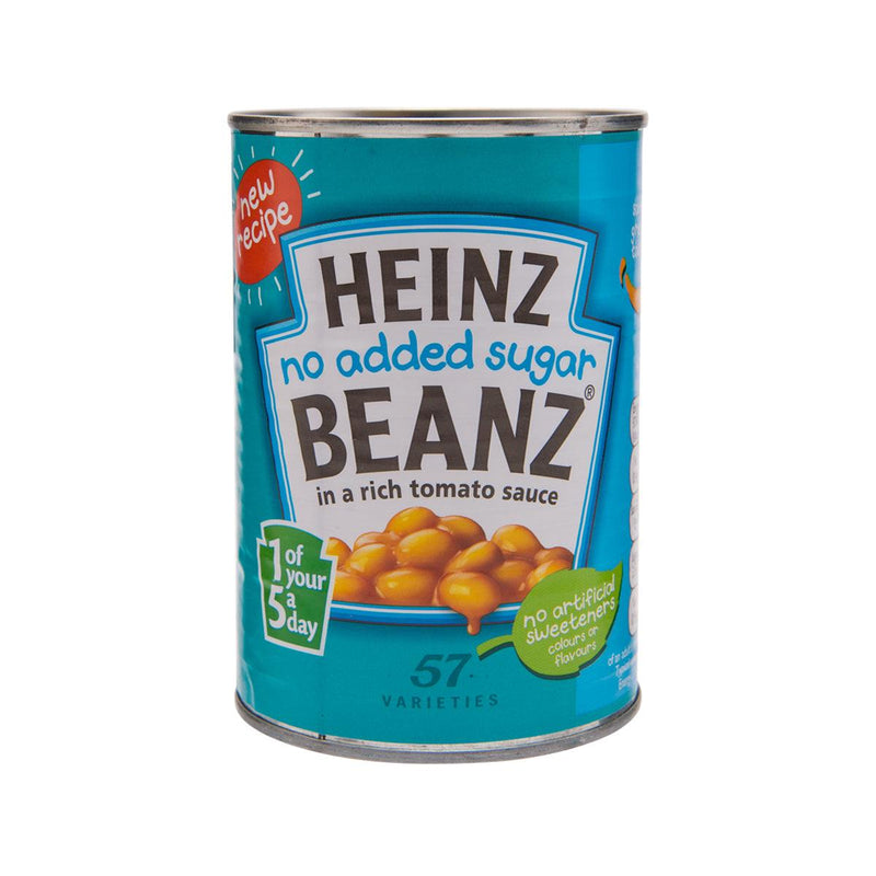 HEINZ No Add Sugar Beanz in Rich Tomato Sauce  (415g)
