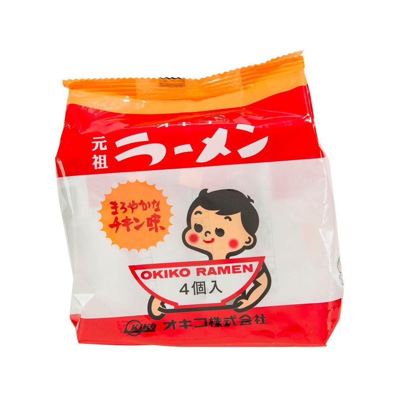 OKIKO Instant Ramen Noodle - Chicken Flavor  (4 x 28g)