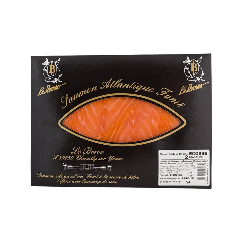 LE BORVO Sliced Smoked Atlantic Salmon  (80g)
