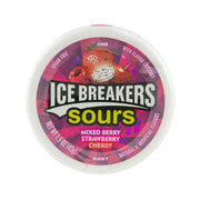 ICE BREAKERS Sours Candy - Mixed Berry, Strawberry, Cherry Flavor  (42g)