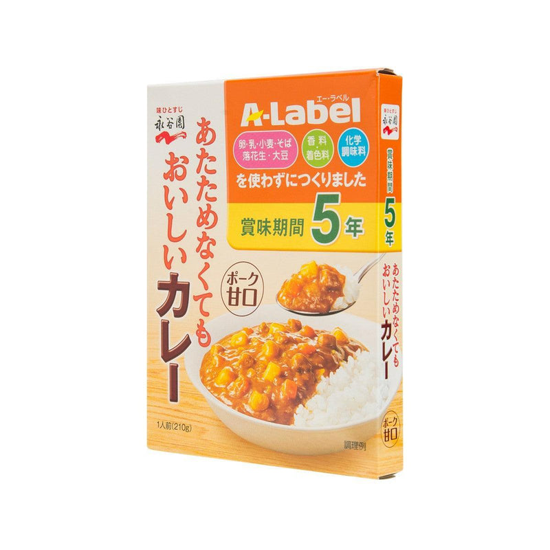 永谷園 A-Label 即食豬肉咖喱 - 甜味  (210g)