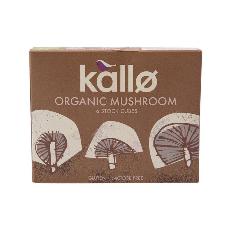 KALLO Organic Mushroom Stock Cubes  (66g)