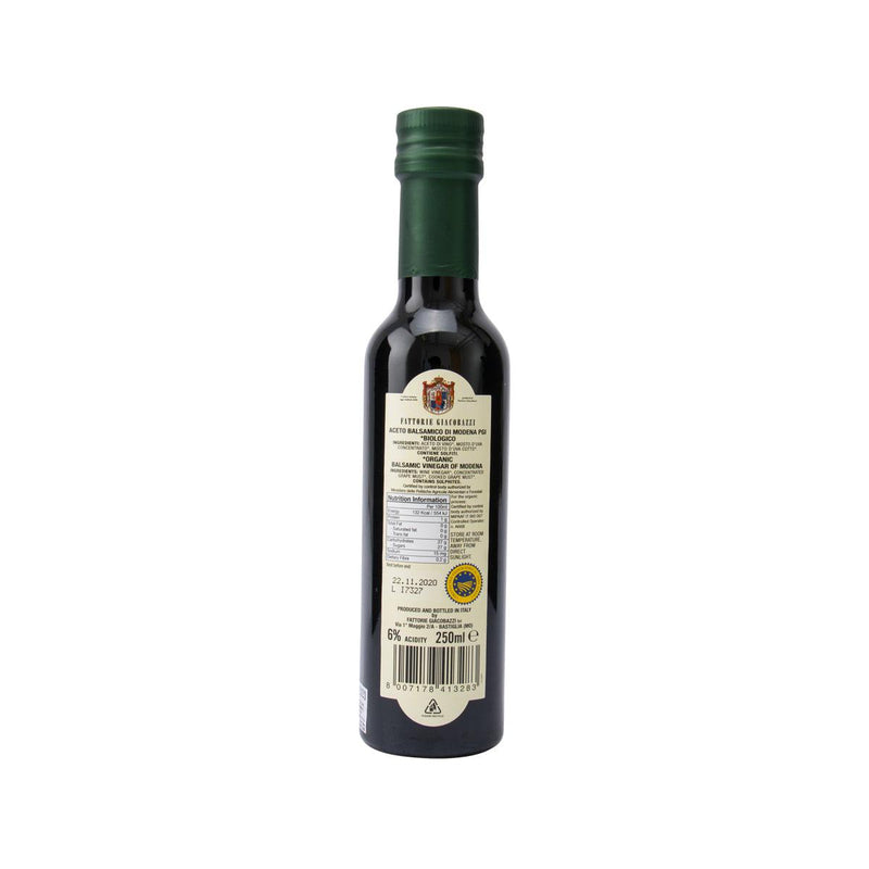 FATTORIE GIACOBAZZI Organic Balsamic Vinegar of Modena  (250mL)