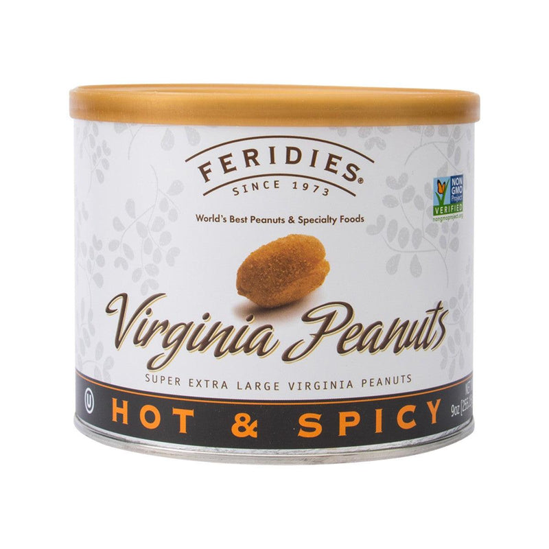 FERIDIES Hot & Spicy Super Extra Large Virginia Peanuts  (255g)