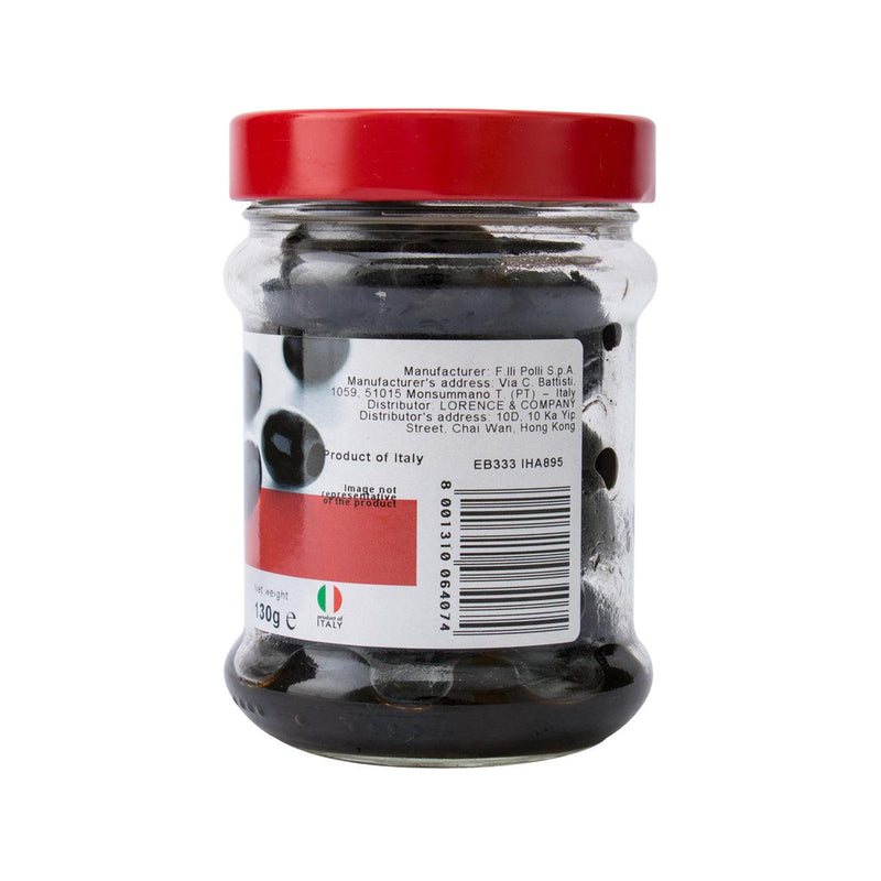 POLLI Pitted Black Olives  (130g)
