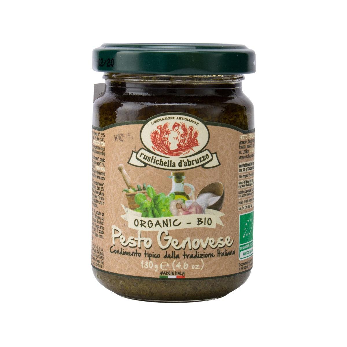 RUSTICHELLA D'ABRUZZO Organic Genovese Pesto  (130g)