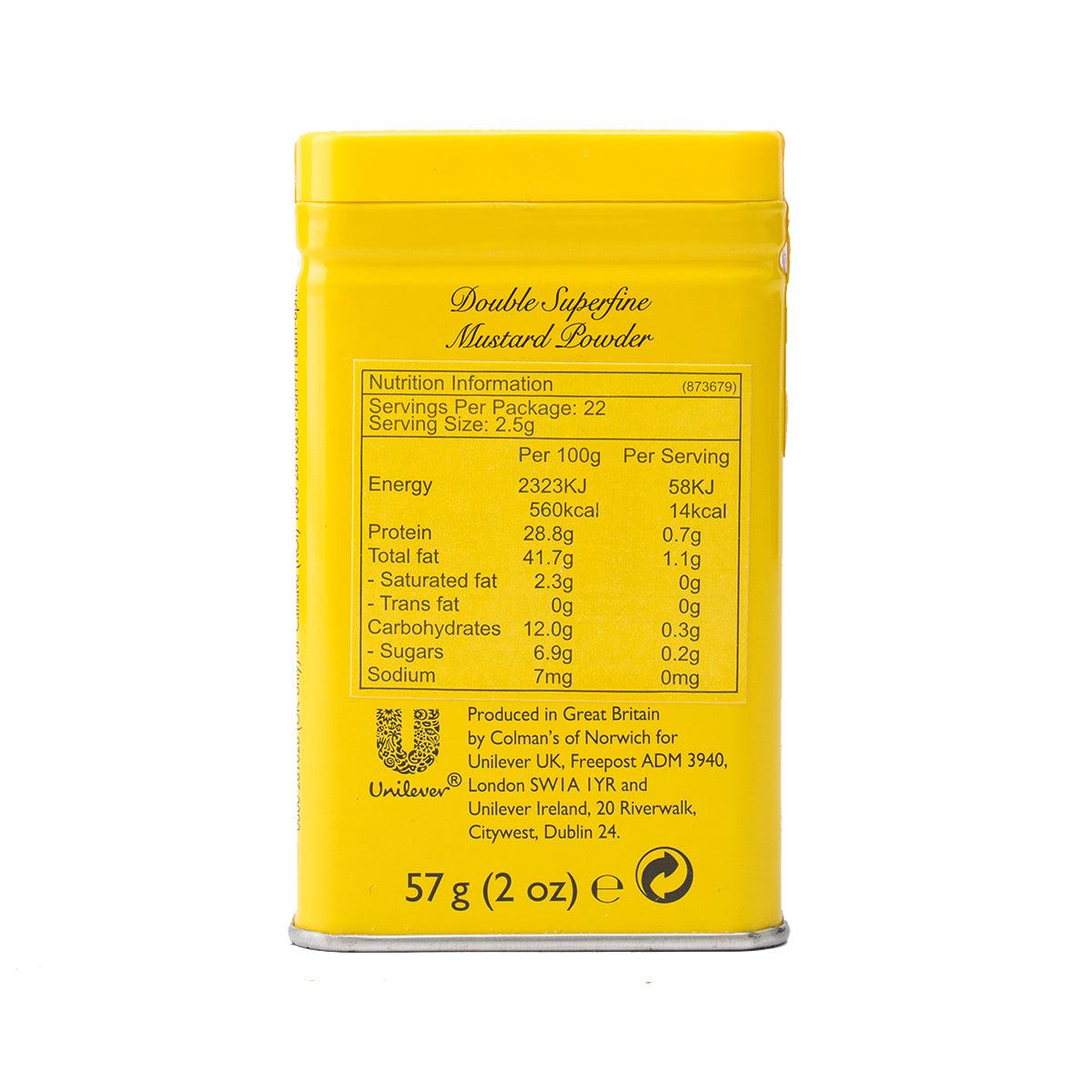 COLMAN'S Double Superfine Mustard Powder  (57g)