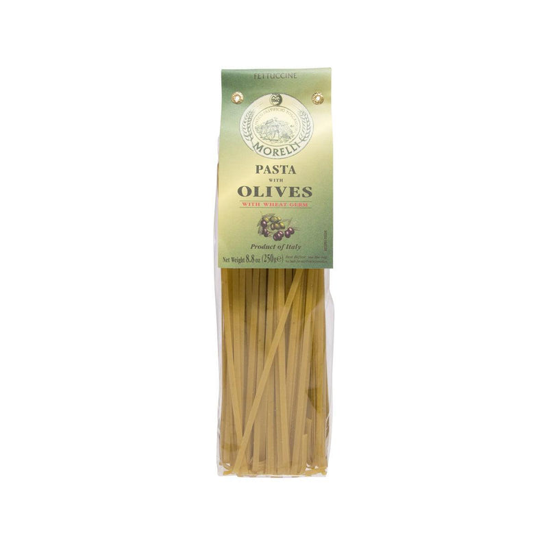 MORELLI Olives Fettuccine with Wheat Germ  (250g)