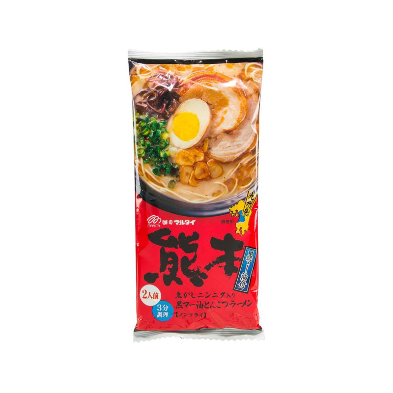 MARUTAI Kumamoto Ramen Noodle - Black Sesame Oil & Pork Bone Soup  (186g)