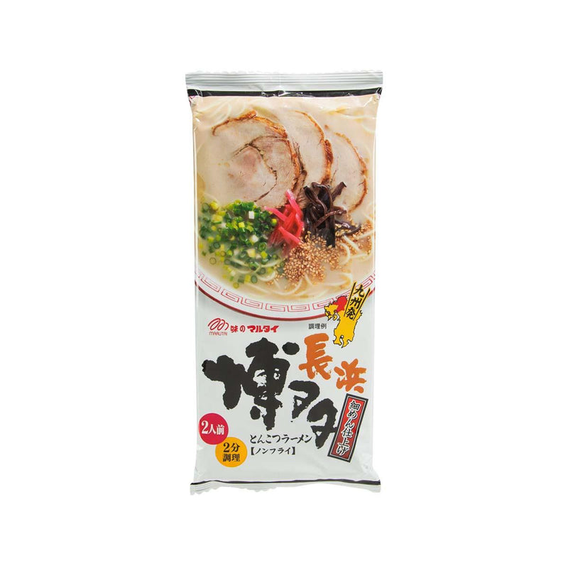 MARUTAI Hakata Nagahama Ramen Noodle - Pork Bone Soup  (185g)