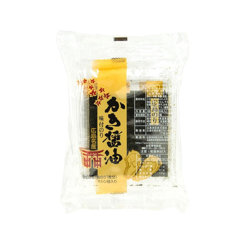 廣島海苔 蠔醬油味海苔  (3 x 6pcs)