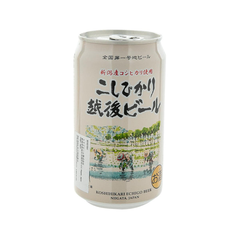 越後啤酒 越光大米 越後啤酒 (酒精濃度5%)  (350mL)