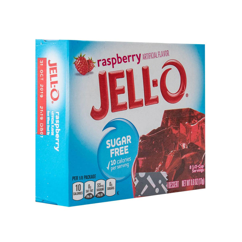 JELL-O Low Calorie Gelatin Dessert Mix - Raspberry  (17g)
