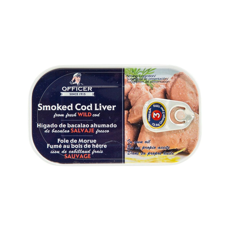 OFFICER Smoked Cod Liver in Own Oil  (120g)