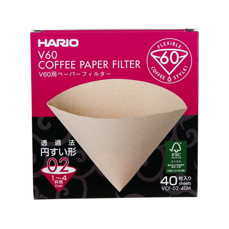 HARIO 無漂白濾紙 (40pcs)