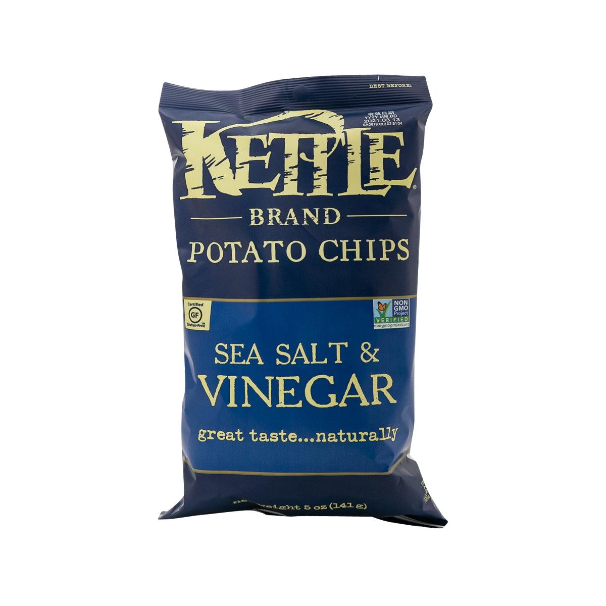 KETTLE Potato Chips - Sea Salt & Vinegar  (141g)
