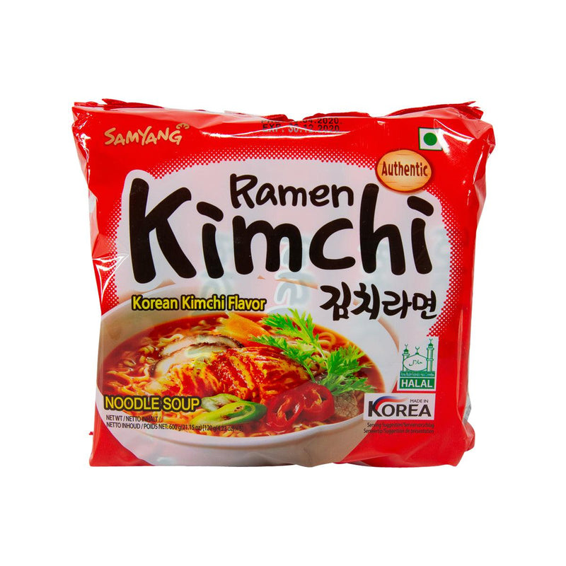 SAMYANG Korean Kimchi Flavor Ramen  (5 x 120g)