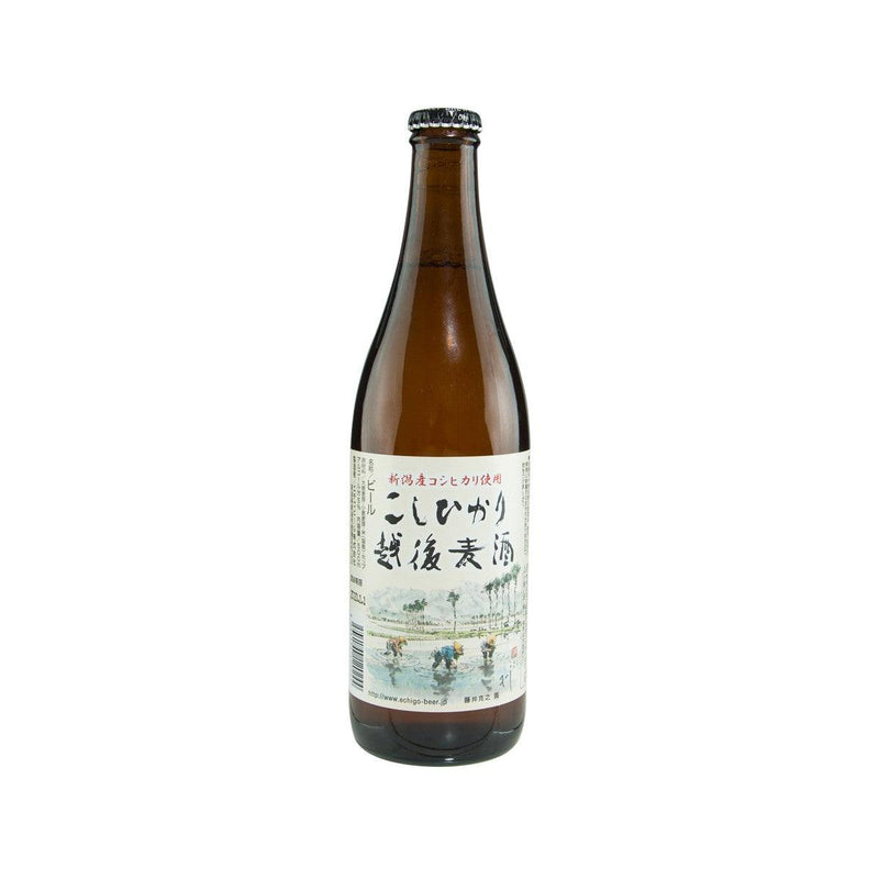 ECHIGO BEER Koshihikari Rice Beer (Alc 5%)  (500mL)