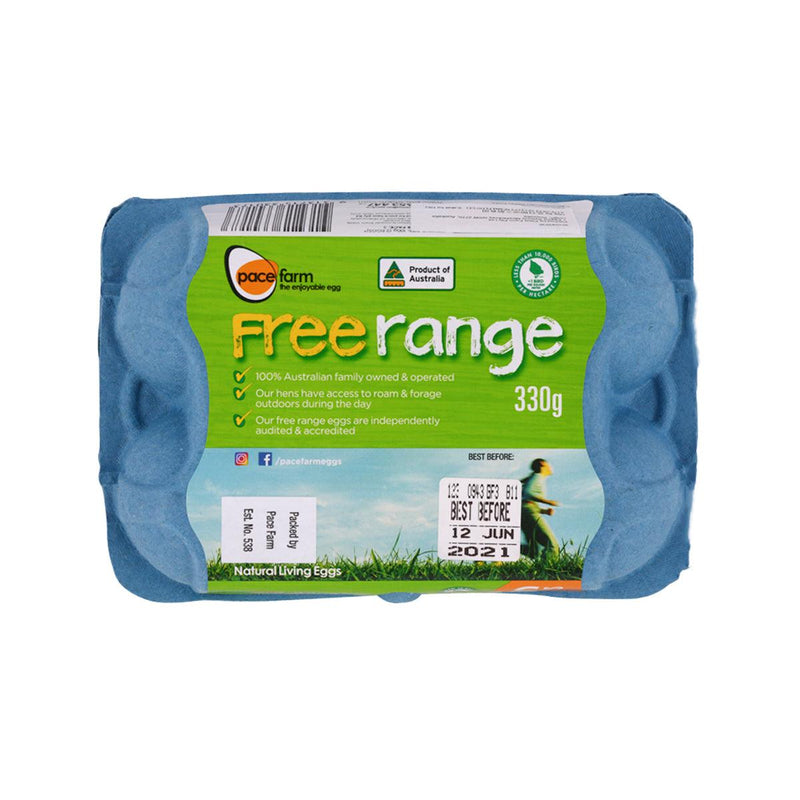 PACE FARM Free Range Natural Living Eggs  (330g)