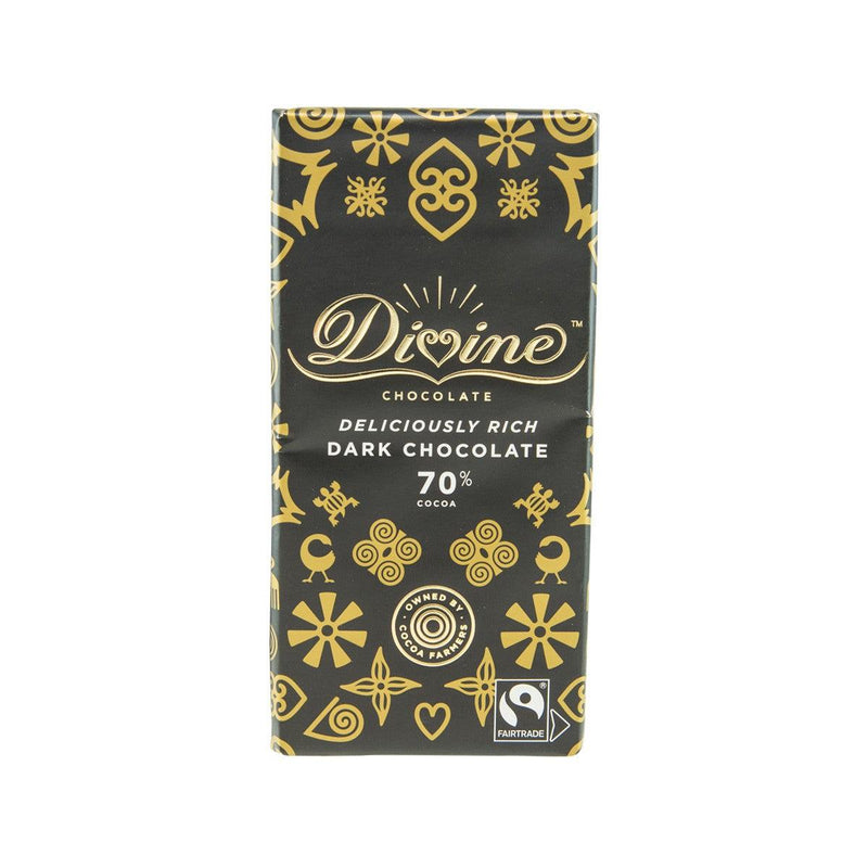 DIVINE Deliciously Smooth 70% Dark Chocolate  (90g)