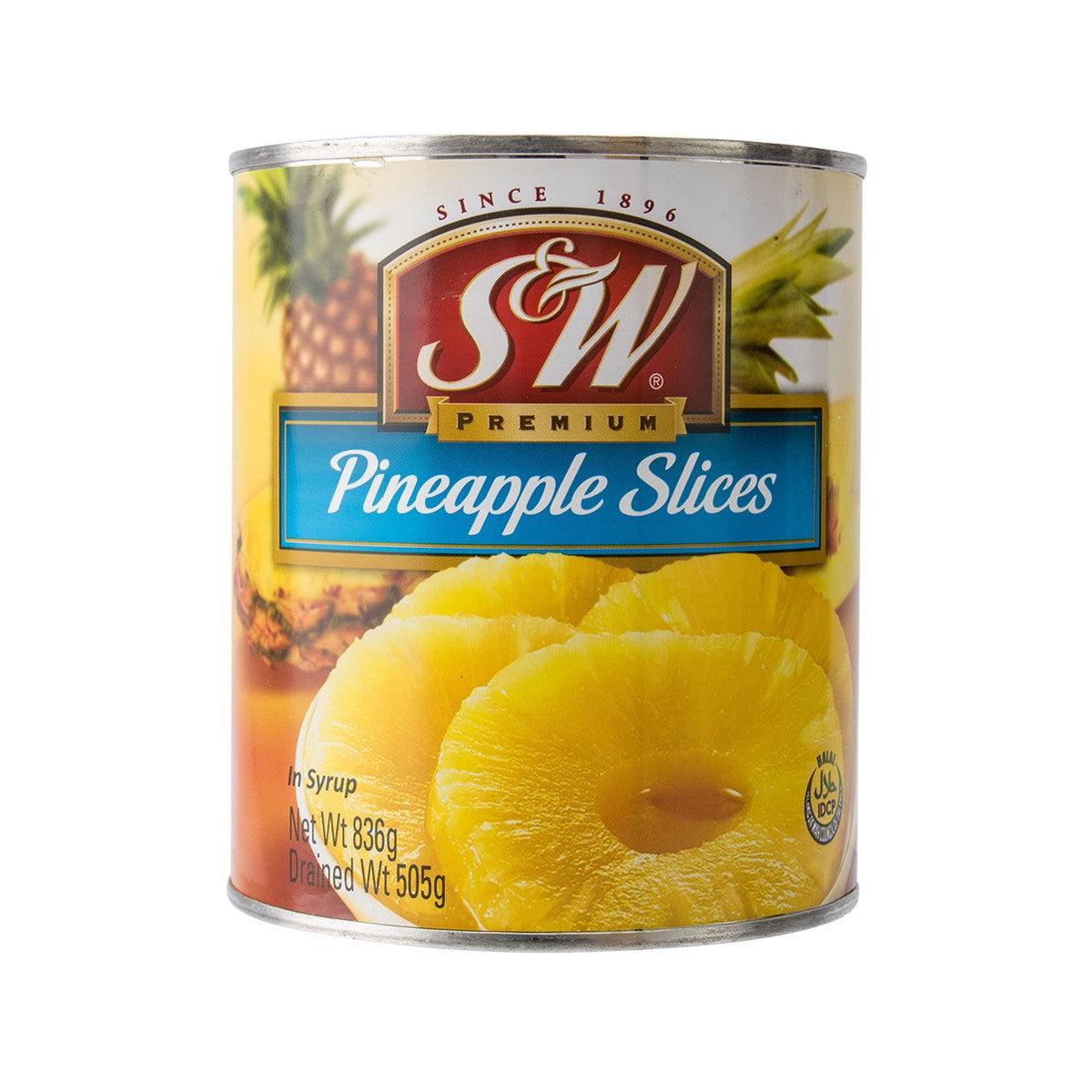 S&W Pineapple Slices in Syrup  (836g)