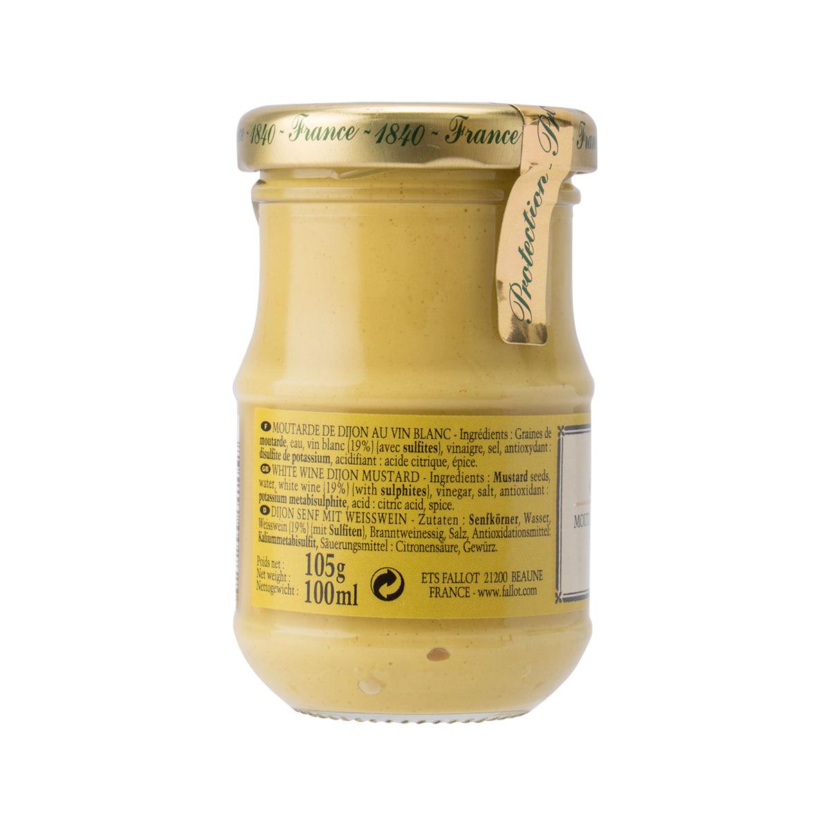 EDMOND FALLOT Dijon Mustard with White Wine  (105g)