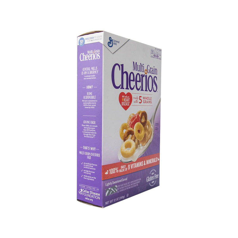GENERALMILLS Multi Grain Cheerios Cereal  (340g)