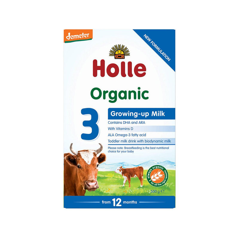 HOLLE Organic Growing Up Milk Formula 3 - from 12 Months  (500g)